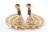 Authentic GIVENCHY Vintage Earrings Gold J5753