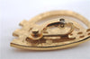 Authentic GIVENCHY Vintage Earrings Gold J5753