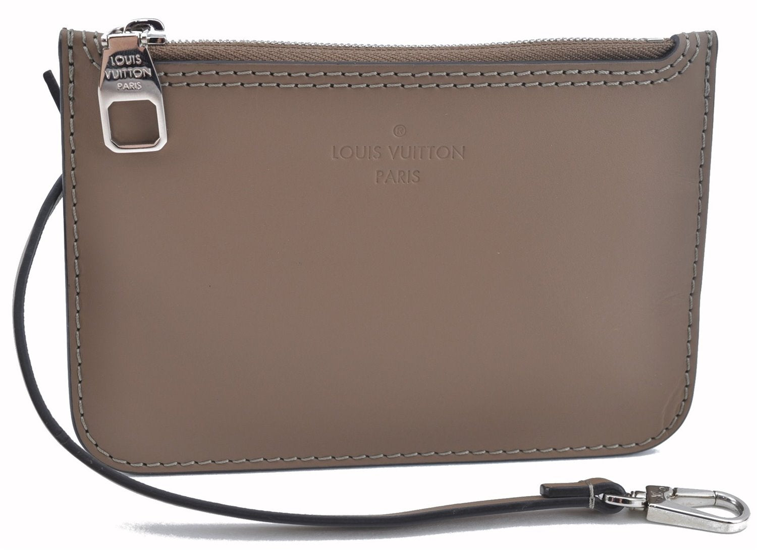 Authentic Louis Vuitton Mahina Pouch Purse For Hina PM Beige LV  J5769