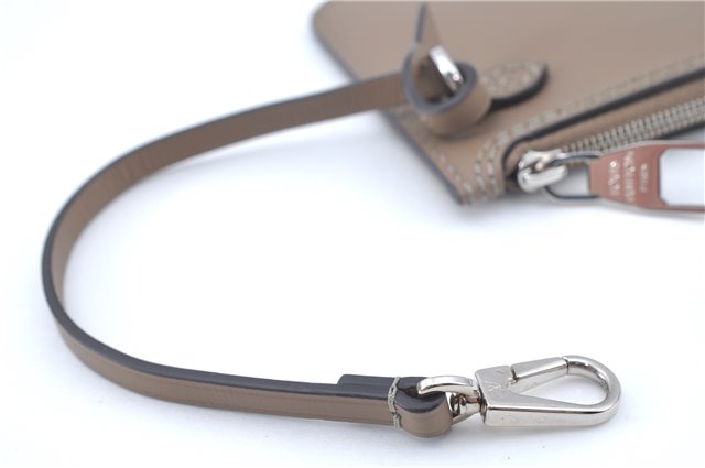 Authentic Louis Vuitton Mahina Pouch Purse For Hina PM Beige LV  J5769