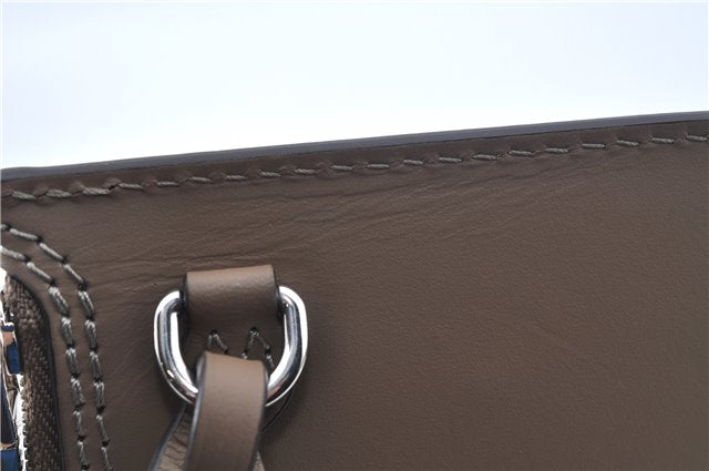 Authentic Louis Vuitton Mahina Pouch Purse For Hina PM Beige LV  J5769