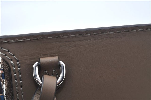 Authentic Louis Vuitton Mahina Pouch Purse For Hina PM Beige LV  J5769