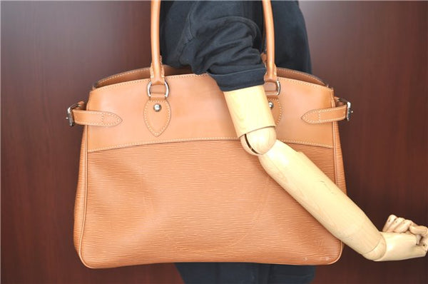 Authentic Louis Vuitton Epi Passy GM Shoulder Hand Bag Brown M59251 LV J5775