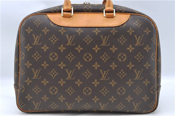 Authentic Louis Vuitton Monogram Deauville Hand Bag M47270 LV J5787