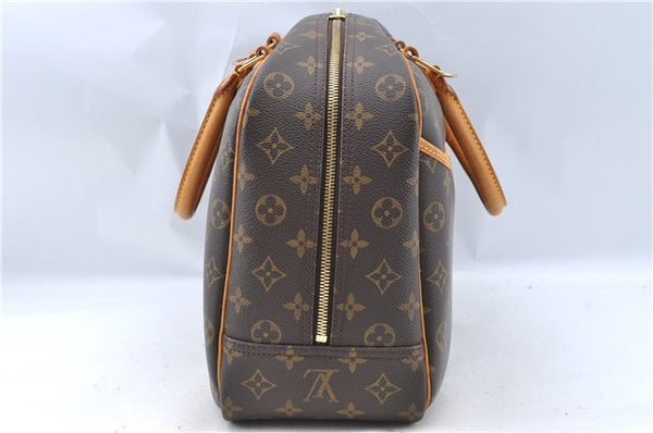 Authentic Louis Vuitton Monogram Deauville Hand Bag M47270 LV J5787