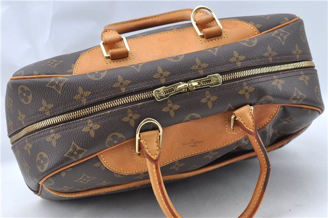 Authentic Louis Vuitton Monogram Deauville Hand Bag M47270 LV J5787