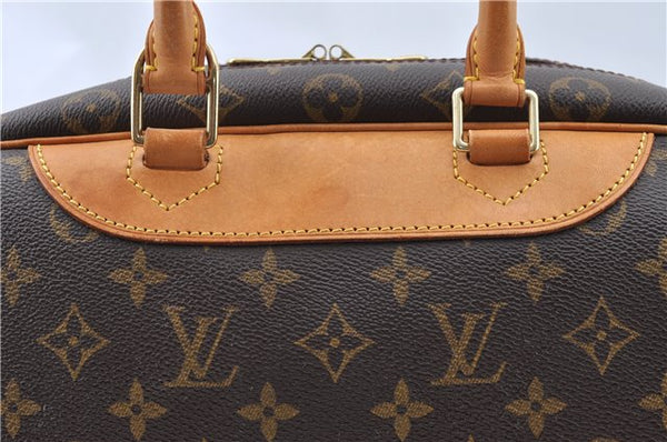 Authentic Louis Vuitton Monogram Deauville Hand Bag M47270 LV J5787