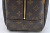 Authentic Louis Vuitton Monogram Deauville Hand Bag M47270 LV J5787