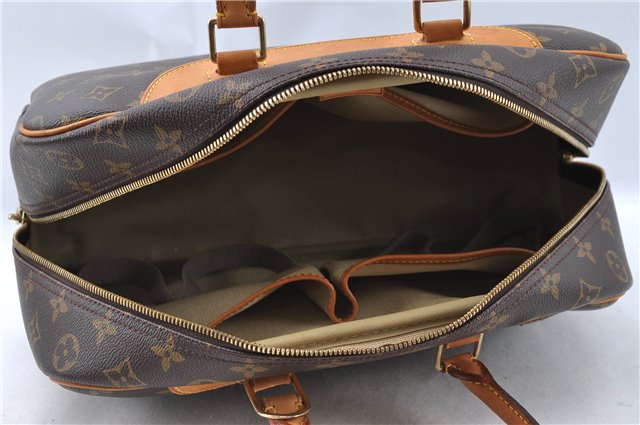 Authentic Louis Vuitton Monogram Deauville Hand Bag M47270 LV J5787
