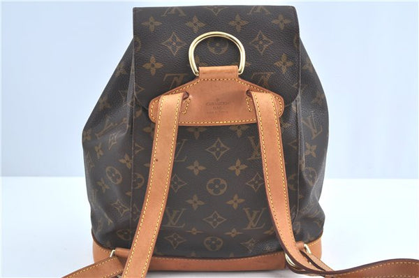 Authentic Louis Vuitton Monogram Montsouris MM Backpack M51136 LV J5790