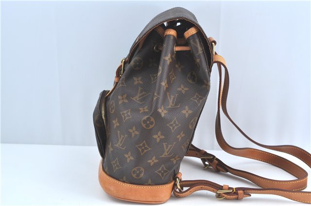 Authentic Louis Vuitton Monogram Montsouris MM Backpack M51136 LV J5790