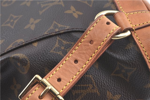 Authentic Louis Vuitton Monogram Montsouris MM Backpack M51136 LV J5790