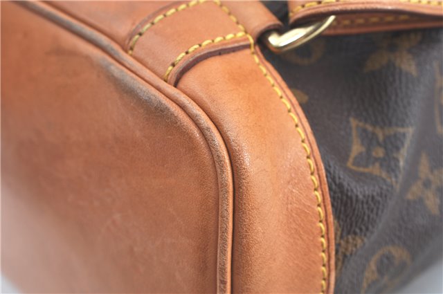 Authentic Louis Vuitton Monogram Montsouris MM Backpack M51136 LV J5790