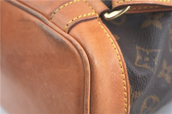 Authentic Louis Vuitton Monogram Montsouris MM Backpack M51136 LV J5790