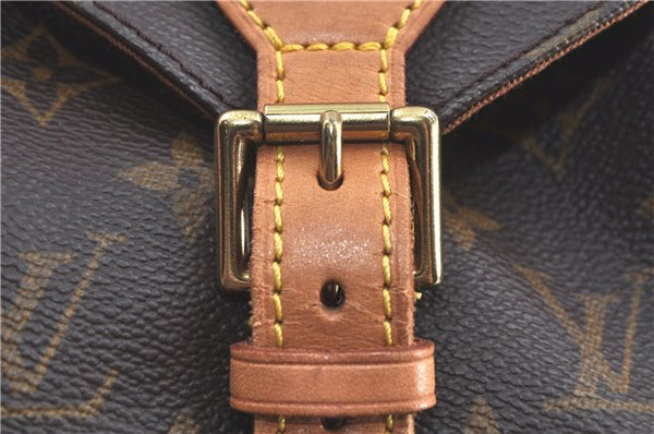 Authentic Louis Vuitton Monogram Montsouris MM Backpack M51136 LV J5790