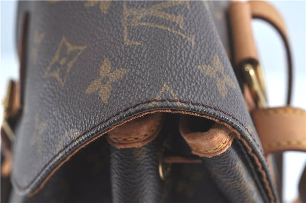 Authentic Louis Vuitton Monogram Montsouris MM Backpack M51136 LV J5790