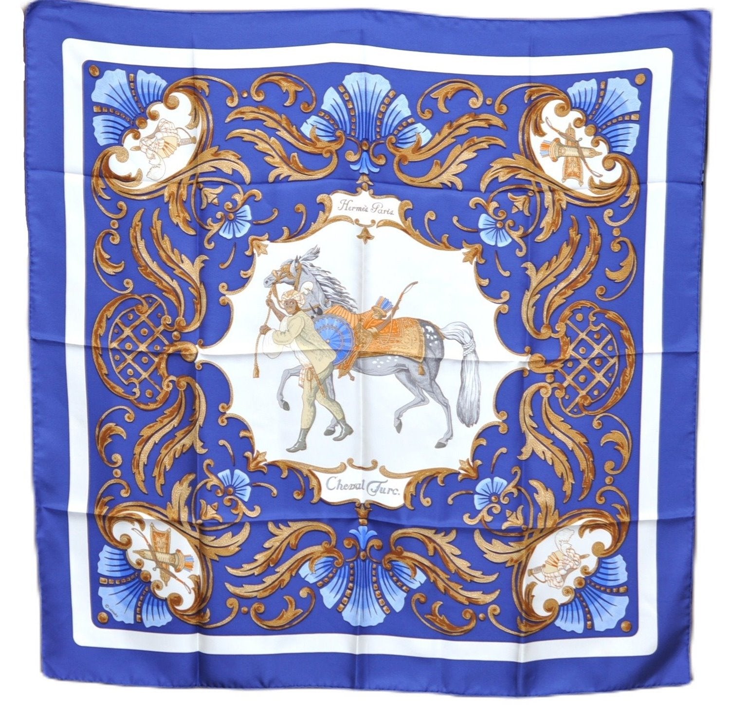 Authentic HERMES Carre 90 Scarf 