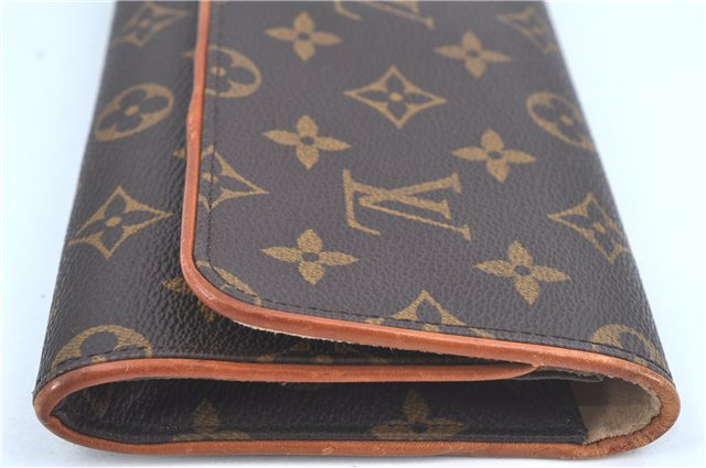 Authentic Louis Vuitton Monogram Pochette Twin GM Shoulder Bag M51852 LV J5805