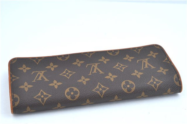 Authentic Louis Vuitton Monogram Pochette Twin GM Shoulder Bag M51852 LV J5805
