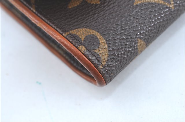 Authentic Louis Vuitton Monogram Pochette Twin GM Shoulder Bag M51852 LV J5805