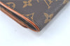 Authentic Louis Vuitton Monogram Pochette Twin GM Shoulder Bag M51852 LV J5805