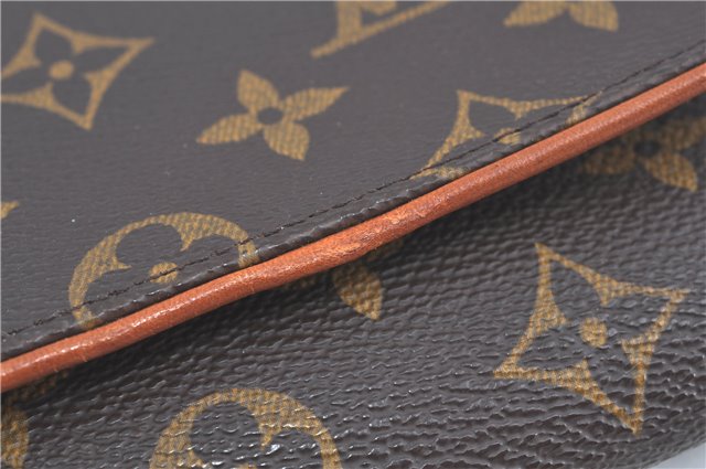 Authentic Louis Vuitton Monogram Pochette Twin GM Shoulder Bag M51852 LV J5805