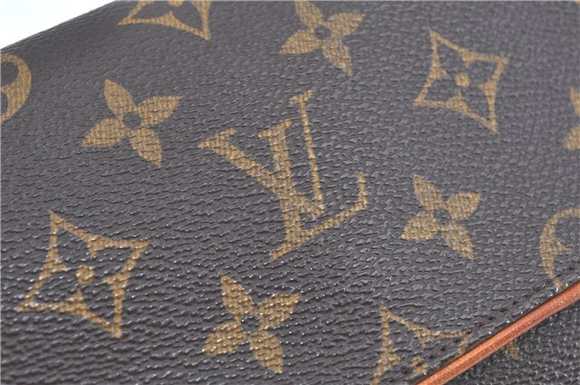 Authentic Louis Vuitton Monogram Pochette Twin GM Shoulder Bag M51852 LV J5805