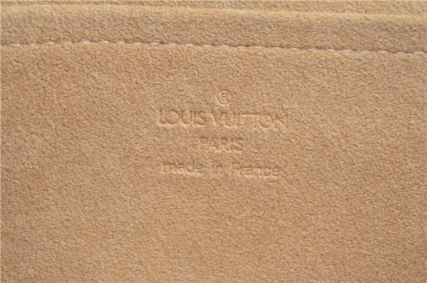 Authentic Louis Vuitton Monogram Pochette Twin GM Shoulder Bag M51852 LV J5805