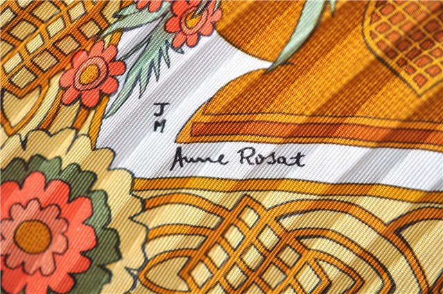 Authentic HERMES Pleats Scarf 