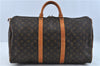 Authentic Louis Vuitton Monogram Keepall 50 Travel Boston Bag M41426 LV J5835