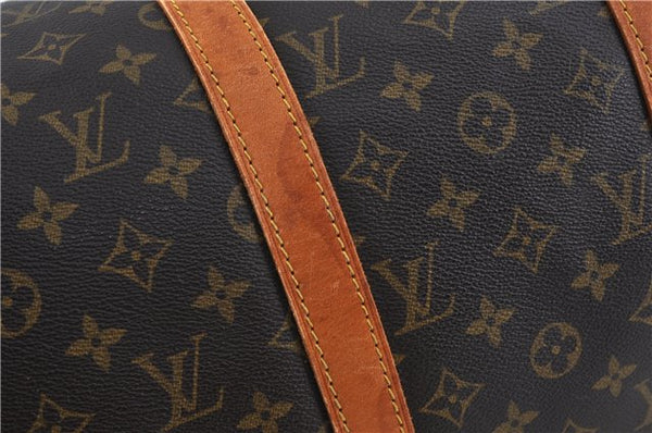 Authentic Louis Vuitton Monogram Keepall 50 Travel Boston Bag M41426 LV J5835