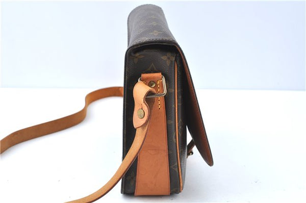 Authentic Louis Vuitton Monogram Cartouchiere GM M51252 Shoulder Bag Junk J5851