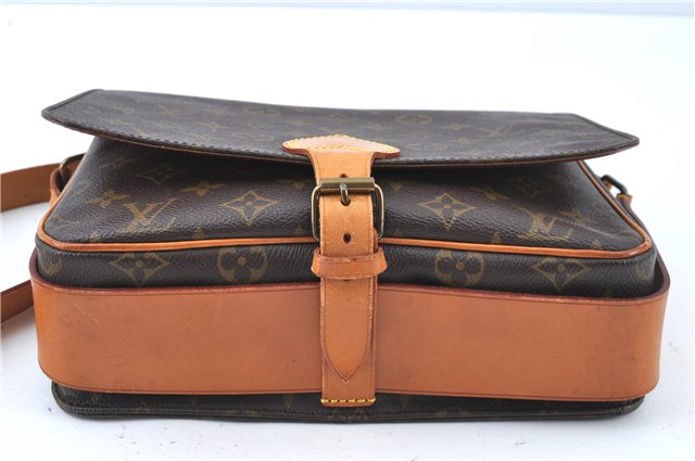Authentic Louis Vuitton Monogram Cartouchiere GM M51252 Shoulder Bag Junk J5851