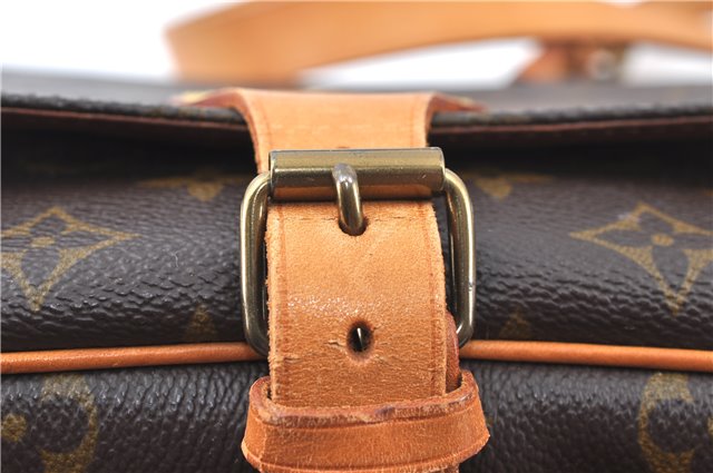 Authentic Louis Vuitton Monogram Cartouchiere GM M51252 Shoulder Bag Junk J5851