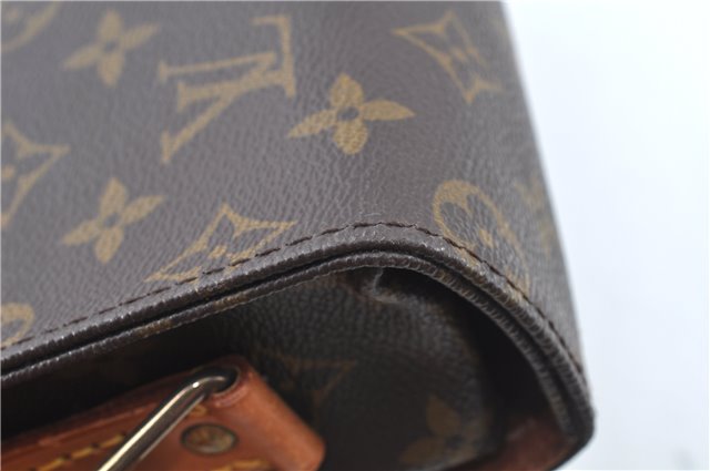 Authentic Louis Vuitton Monogram Cartouchiere GM M51252 Shoulder Bag Junk J5851