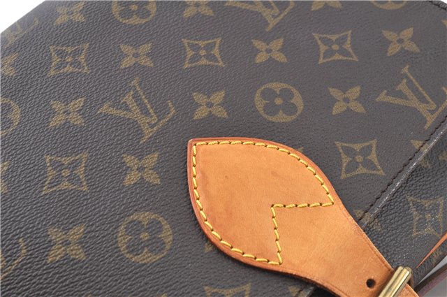 Authentic Louis Vuitton Monogram Cartouchiere GM M51252 Shoulder Bag Junk J5851