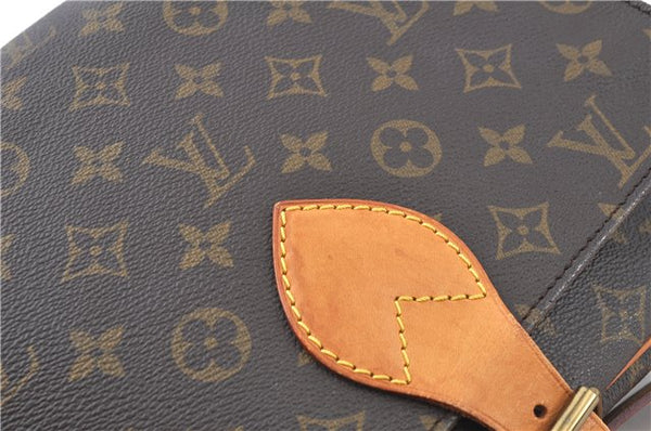 Authentic Louis Vuitton Monogram Cartouchiere GM M51252 Shoulder Bag Junk J5851
