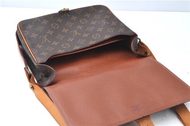 Authentic Louis Vuitton Monogram Cartouchiere GM M51252 Shoulder Bag Junk J5851