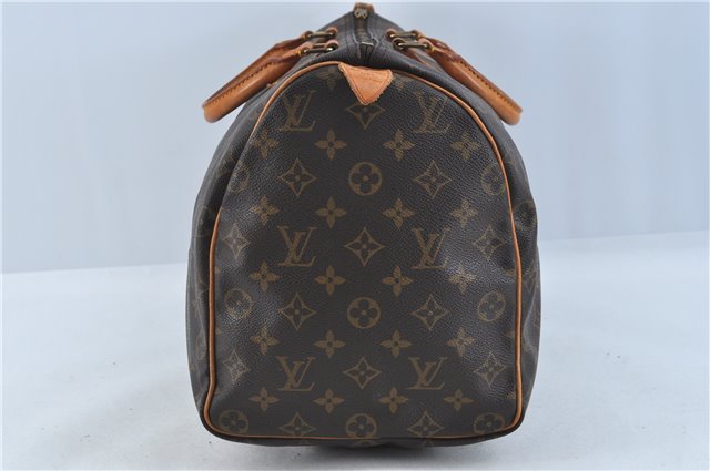 Authentic Louis Vuitton Monogram Speedy 40 Hand Boston Bag M41522 LV J5852