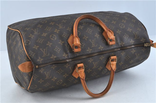 Authentic Louis Vuitton Monogram Speedy 40 Hand Boston Bag M41522 LV J5852