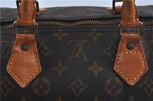 Authentic Louis Vuitton Monogram Speedy 40 Hand Boston Bag M41522 LV J5852