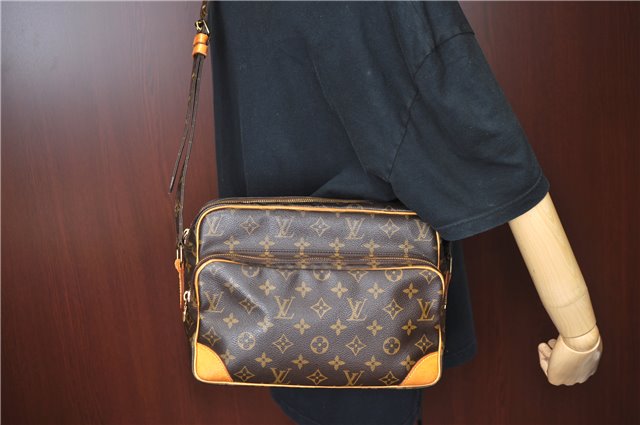 Authentic Louis Vuitton Monogram Nile Shoulder Cross Body Bag M45244 LV J5855