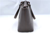 Authentic BURBERRY Vintage Leather Shoulder Hand Bag Purse Brown J5867