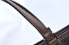 Authentic BURBERRY Vintage Leather Shoulder Hand Bag Purse Brown J5867
