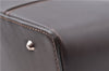 Authentic BURBERRY Vintage Leather Shoulder Hand Bag Purse Brown J5867