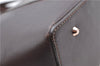 Authentic BURBERRY Vintage Leather Shoulder Hand Bag Purse Brown J5867