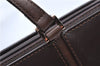 Authentic BURBERRY Vintage Leather Shoulder Hand Bag Purse Brown J5867
