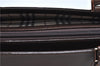 Authentic BURBERRY Vintage Leather Shoulder Hand Bag Purse Brown J5867