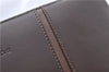 Authentic BURBERRY Vintage Leather Shoulder Hand Bag Purse Brown J5867