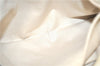 Authentic Ferragamo Gancini Leather Shoulder Bag Purse Silver J5869